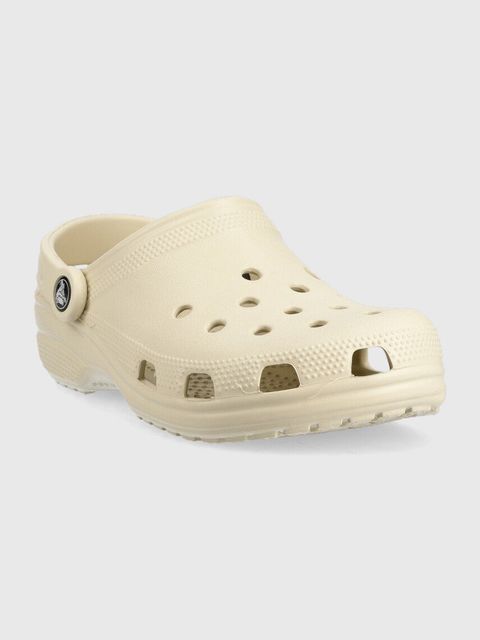 Crocs klapki Classic damskie kolor beżowy 10001 - zdjęcie produktu nr 2