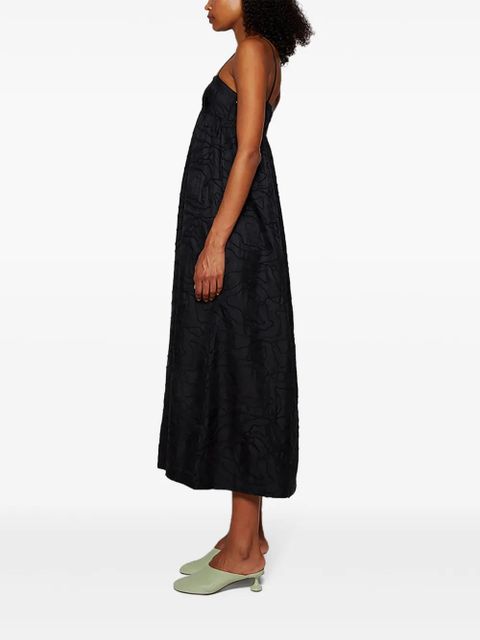 LouLou de Saison Cavola silk dress - Black