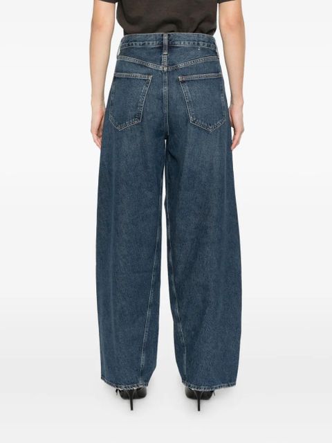 AGOLDE panelled regenerative-cotton jeans - Blue