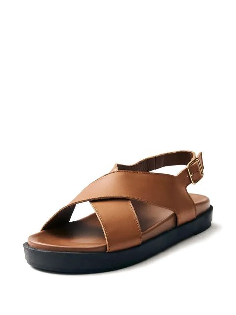 ALOHAS Nico cross-strap sandals - Brown - zdjęcie produktu nr 2