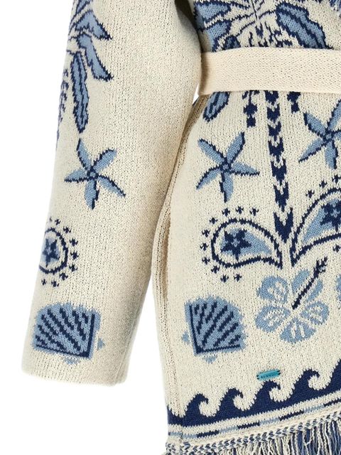 Alanui Echoes Of The Island cardigan - Neutrals