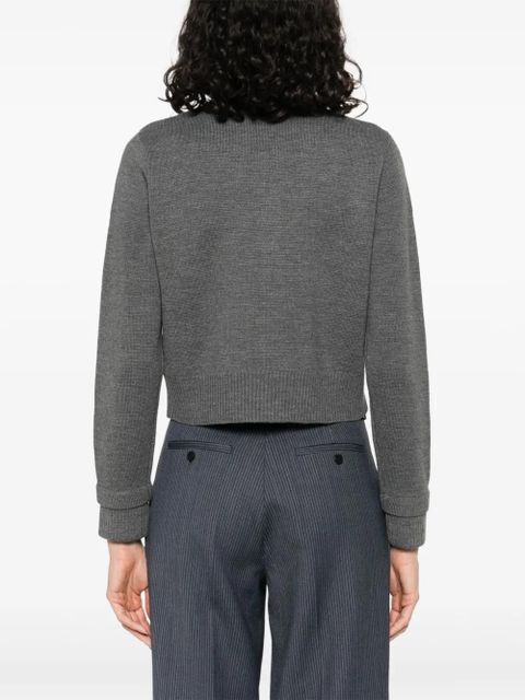 SANDRO knitted cardigan - Grey