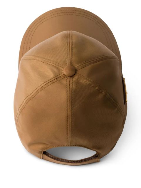 Prada logo-triangle baseball cap - Brown - zdjęcie produktu nr 2
