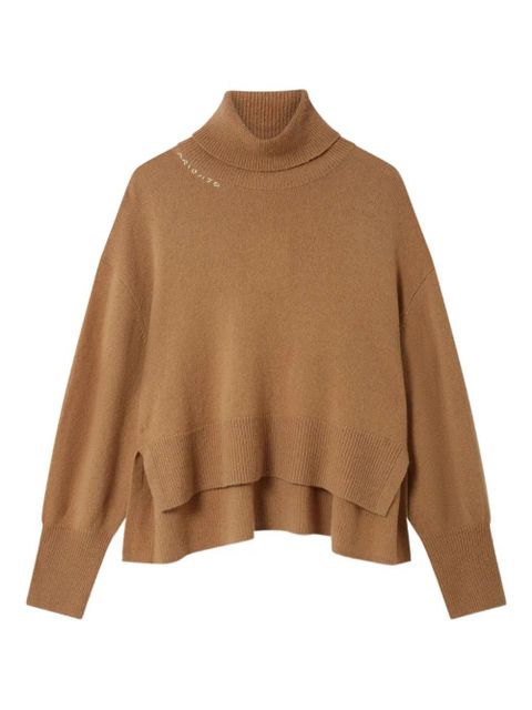Axel Arigato turtleneck split-hem sweater - Brown - zdjęcie produktu nr 1