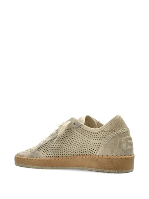 Golden Goose perforated star sneakers - Neutrals