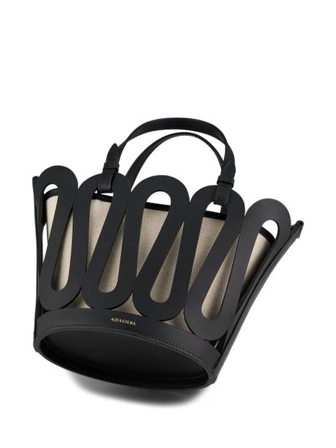 Aquazzura Artiste Medium Tote bucket bag - Black