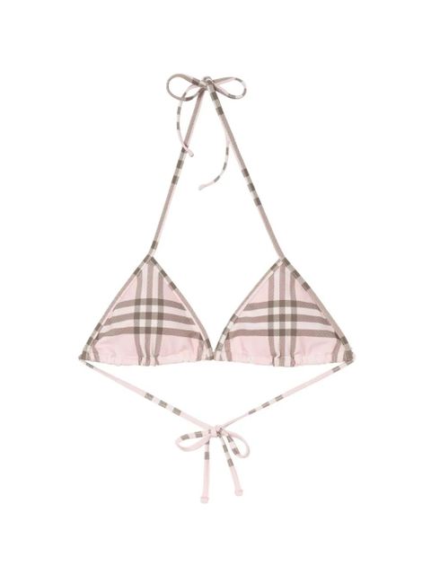 Burberry Check bikini Top - Pink - zdjęcie produktu nr 1