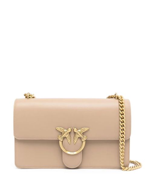 PINKO Classic Love leather shoulder bag - Neutrals - zdjęcie produktu nr 1