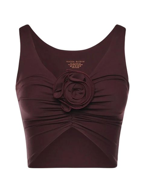 Magda Butrym knotted top - Brown - zdjęcie produktu nr 1