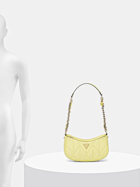 Guess torebka ALDINA kolor żółty HWGG96 63170