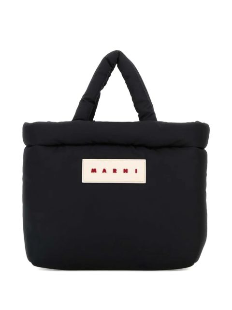 Marni large puff tote bag - Black - zdjęcie produktu nr 1
