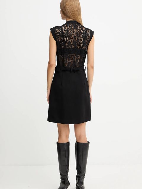 Morgan sukienka kolor czarny mini rozkloszowana RAGIKA