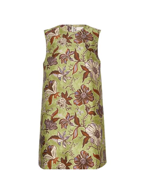 ALEMAIS floral-print mini dress - Green - zdjęcie produktu nr 1