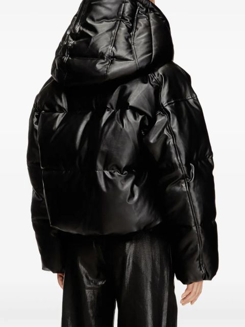 Diesel W-Illey hooded puffer jacket - Black