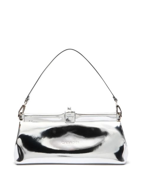 Casadei Interstellar logo-detail shoulder bag - Grey - zdjęcie produktu nr 2