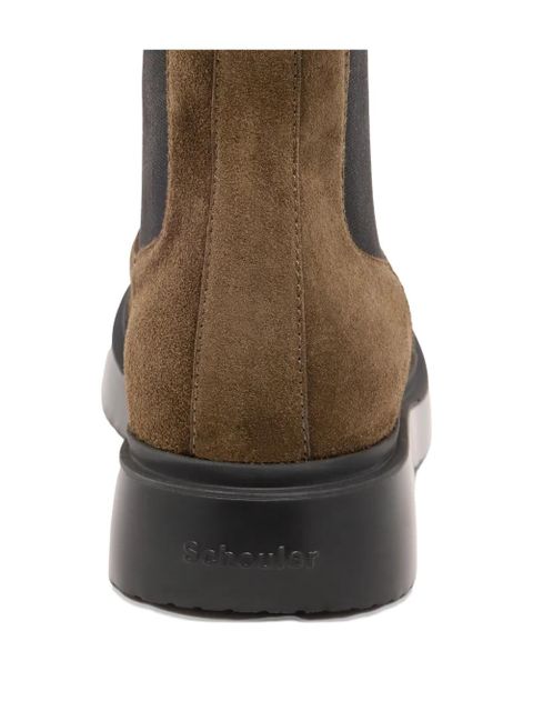 Proenza Schouler suede chelsea boots - Brown