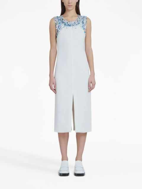 Marni embellished sleeveless midi dress - White - zdjęcie produktu nr 2