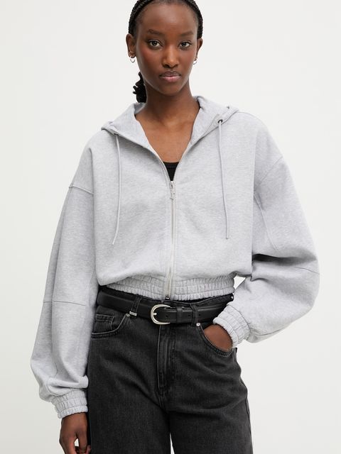 HUGO Blue bluza rozpinana z kapturem damska bawełniana Dolpie_B - zdjęcie produktu nr 1