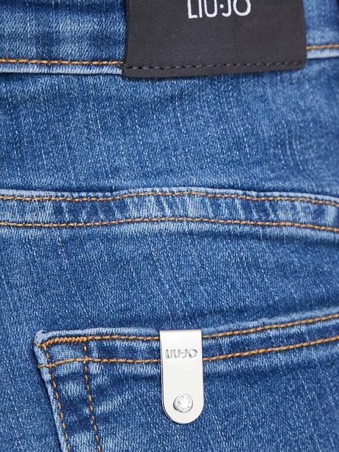 Liu Jo jeansy damskie kolor niebieski