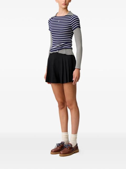 Claudie Pierlot pleated shorts - Black