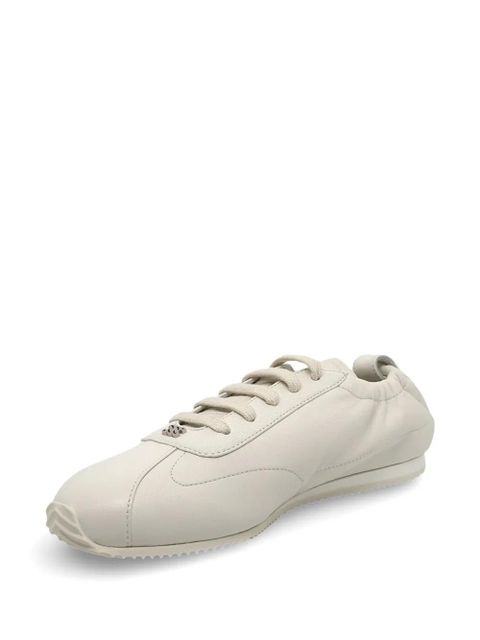 Casadei elasticated leather sneakers - Neutrals