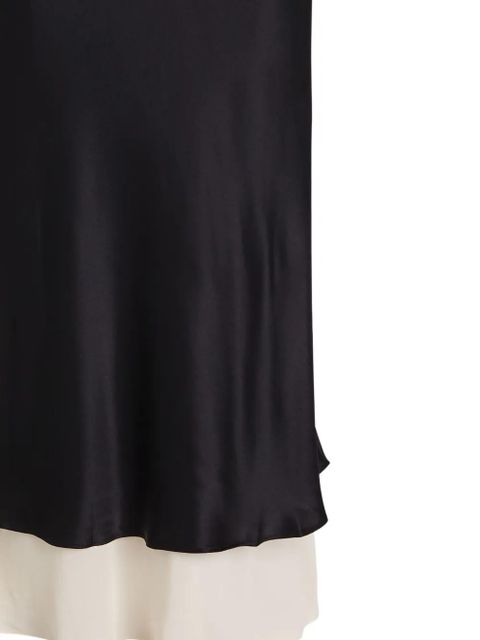 Reformation layered midi skirt - Black - zdjęcie produktu nr 2