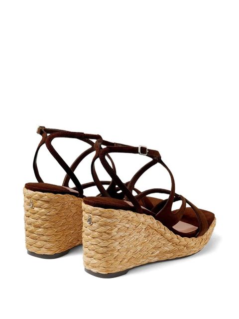 Jimmy Choo 85mm Ayla platform sandals - Brown
