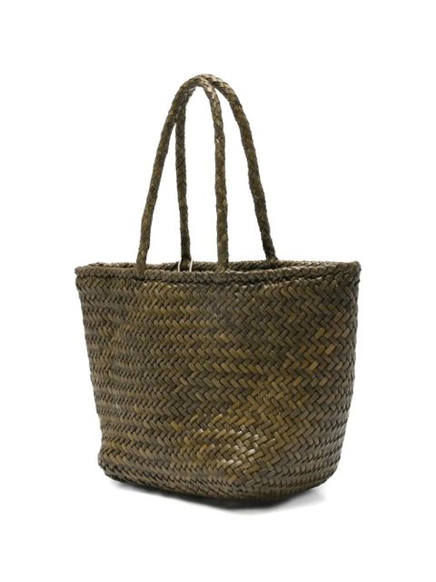 DRAGON DIFFUSION Small Grace basket woven satchel - Green - zdjęcie produktu nr 2