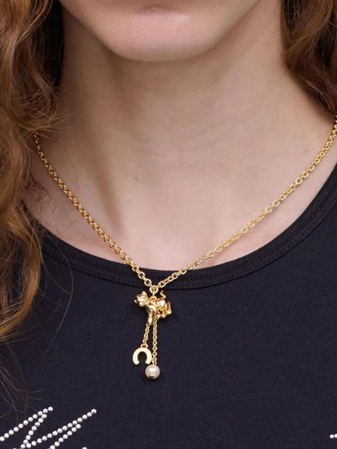 Marc Jacobs pony-charm necklace - Gold
