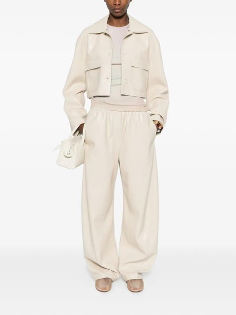 Nanushka elastic waist barrel leg trousers - Neutrals - zdjęcie produktu nr 2
