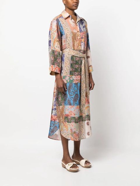 ZIMMERMANN paisley-print silk shirtdress - Neutrals - zdjęcie produktu nr 2