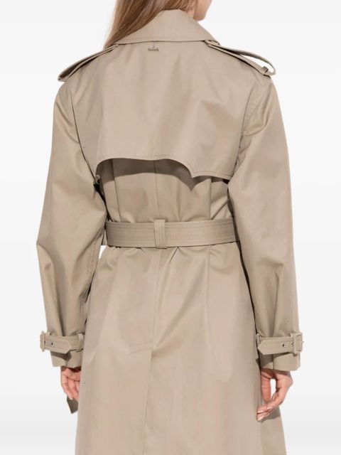 Alexander McQueen double-breasted trench coat - Neutrals