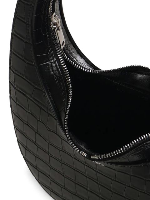 Coperni leather shoulder bag - Black