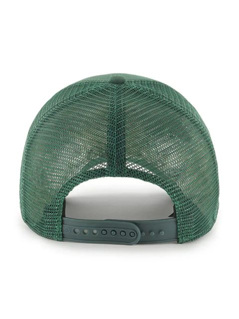 47 brand czapka z daszkiem MLB New York Yankees kolor zielony gładka B-BRANS17CTP-DGD