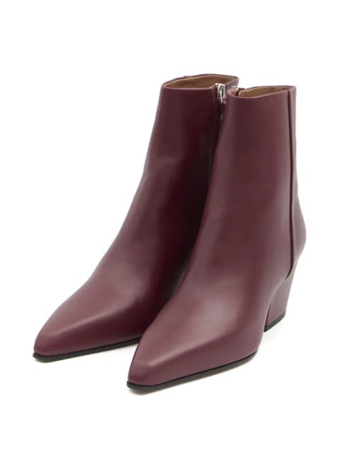 Paris Texas 60mm Jane square-toe Texan-heel boots - Red - zdjęcie produktu nr 2