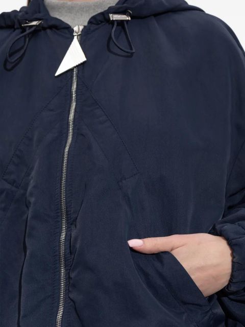 The Attico hooded jacket - Blue