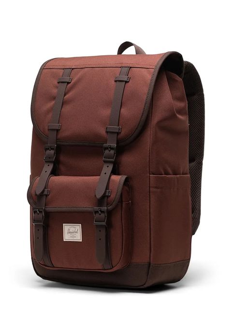 Herschel plecak Little America™ 21 L kolor brązowy duży gładki 11391-07127-OS - zdjęcie produktu nr 2