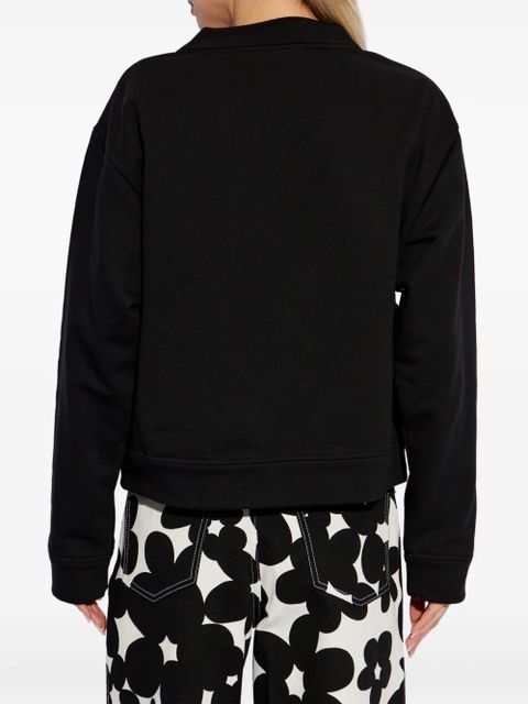 Marni embroidered-logo cardigan - Black - zdjęcie produktu nr 2