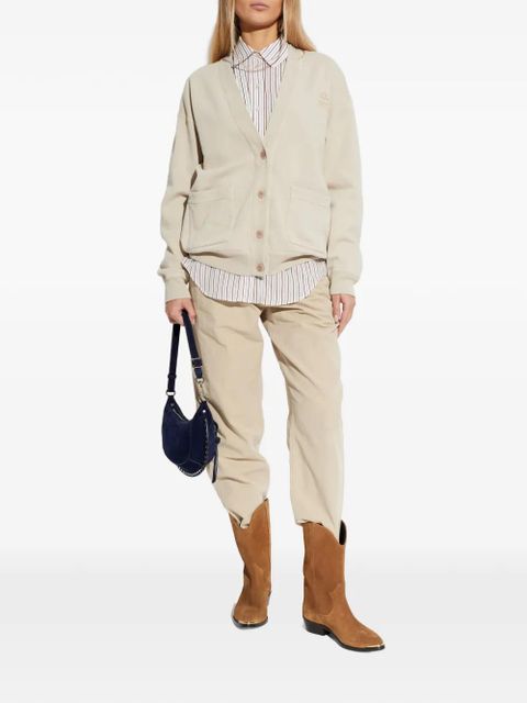 MARANT ÉTOILE Stephy pocket button cardigan - Neutrals - zdjęcie produktu nr 2