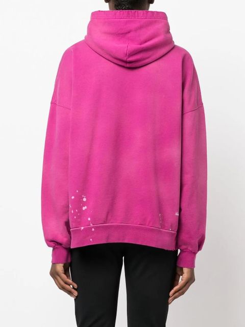 Balenciaga 90/10 logo-print hoodie - Pink
