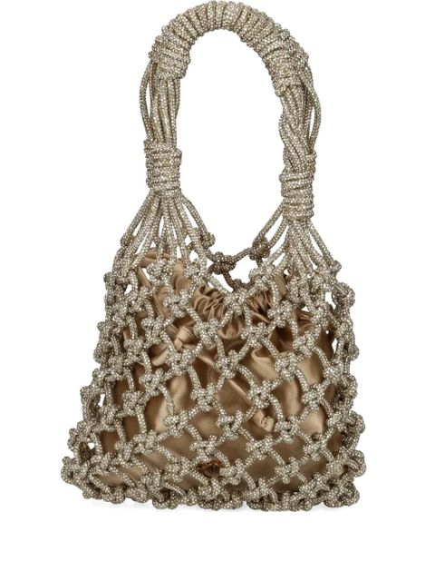 PINKO knotted tote bag - Gold - zdjęcie produktu nr 1