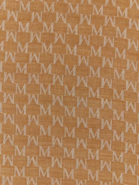 Max Mara monogram-pattern stole - Brown - zdjęcie produktu nr 2