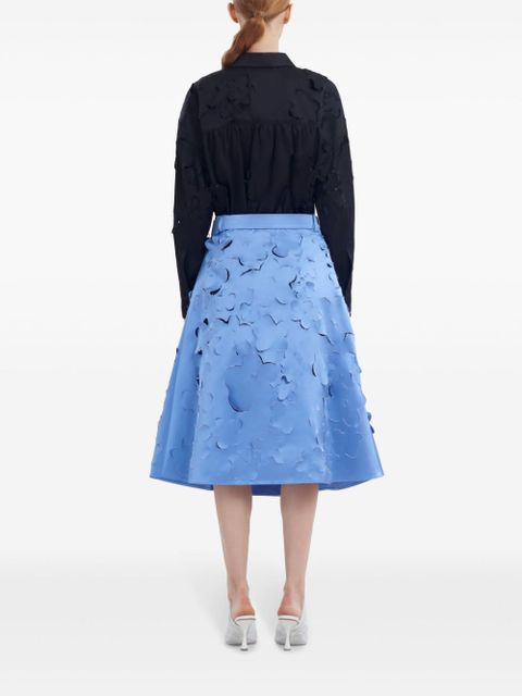 Marni belted midi skirt - Blue