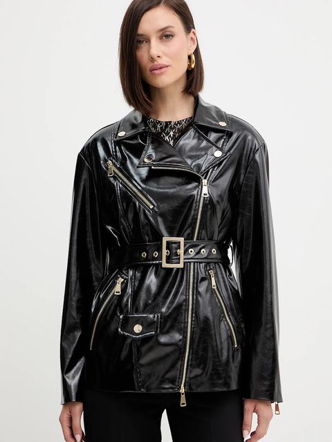 Simona Corsellini kurtka kolor czarny przejściowa A25CPGB00201 - zdjęcie produktu nr 1