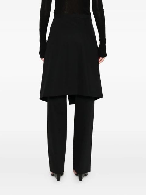 St. Agni belt-loops trousers - Black