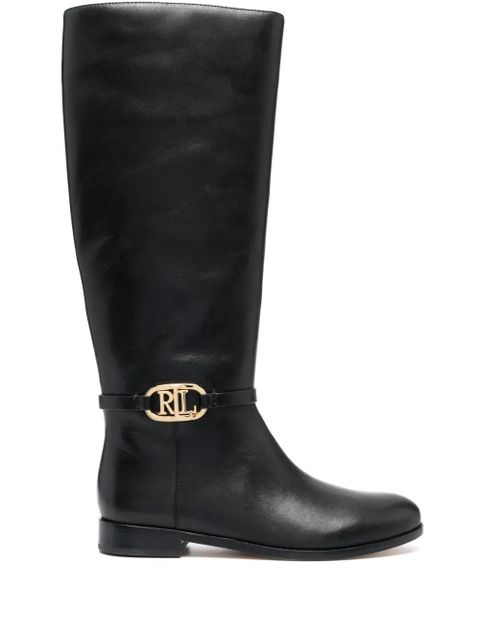 Lauren Ralph Lauren Bridgette knee-length boots - Black - zdjęcie produktu nr 1
