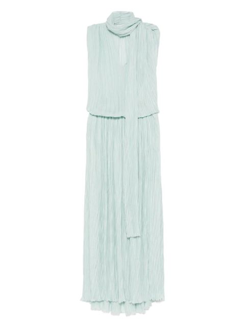 Blumarine pleated asymmetric midi dress - Green - zdjęcie produktu nr 1
