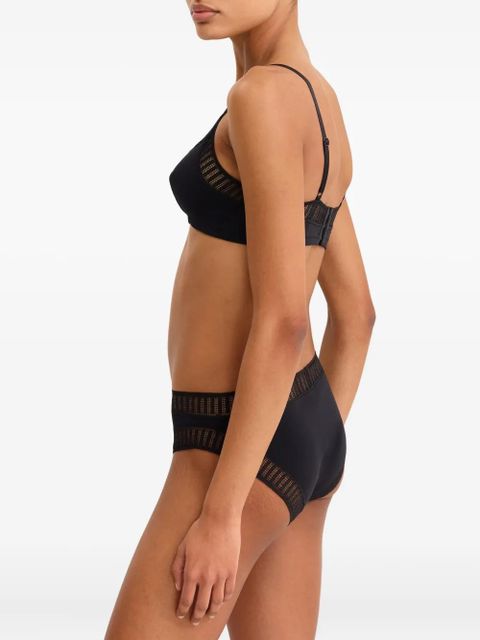 ERES Madeleine Graph wireless triangle bra - Black