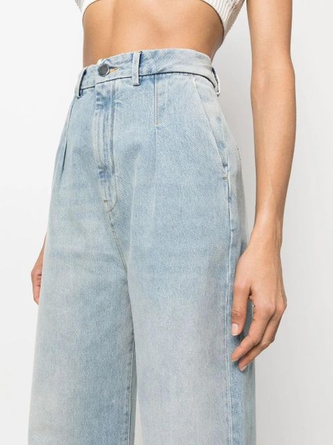 LouLou de Saison high-waist wide-leg jeans - Blue
