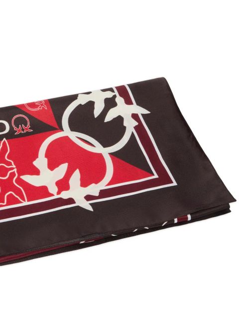 PINKO patterned scarf - Purple